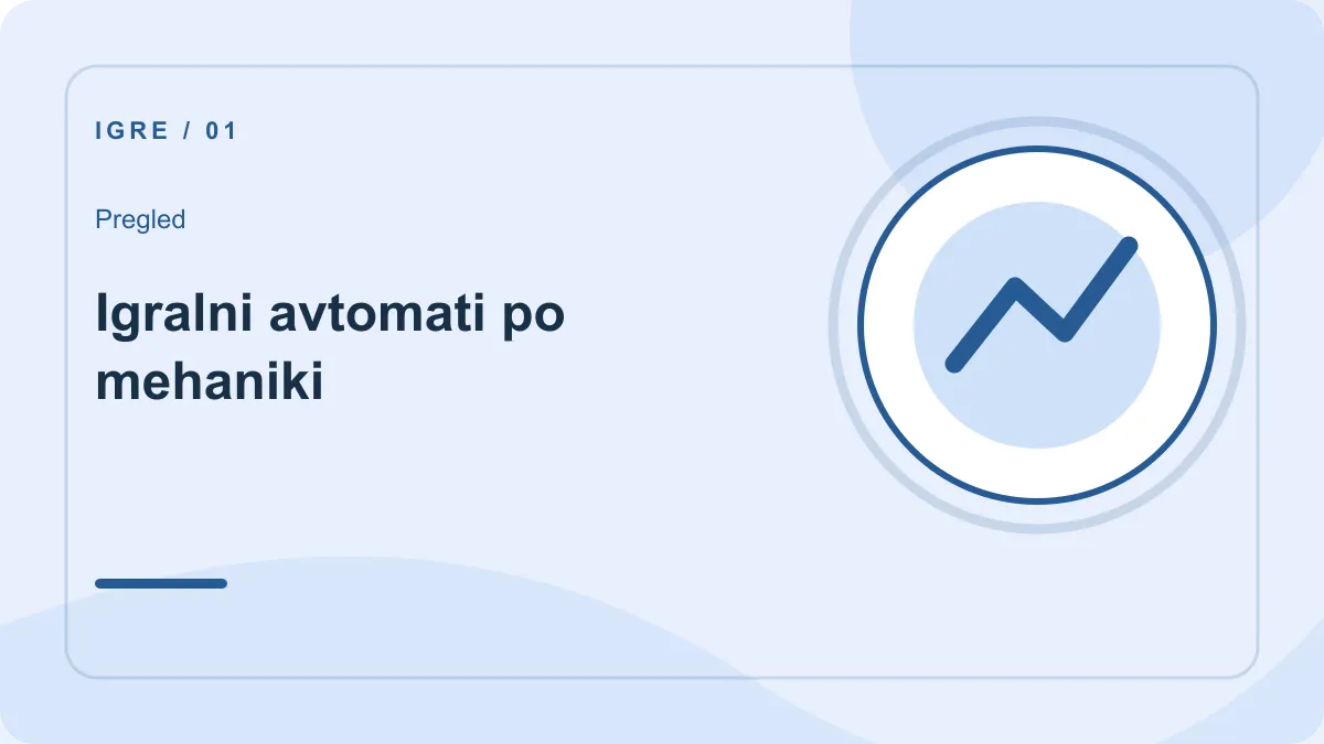 Spletni sloti: vodniki po igrah: pregled – Igralni avtomati po mehaniki