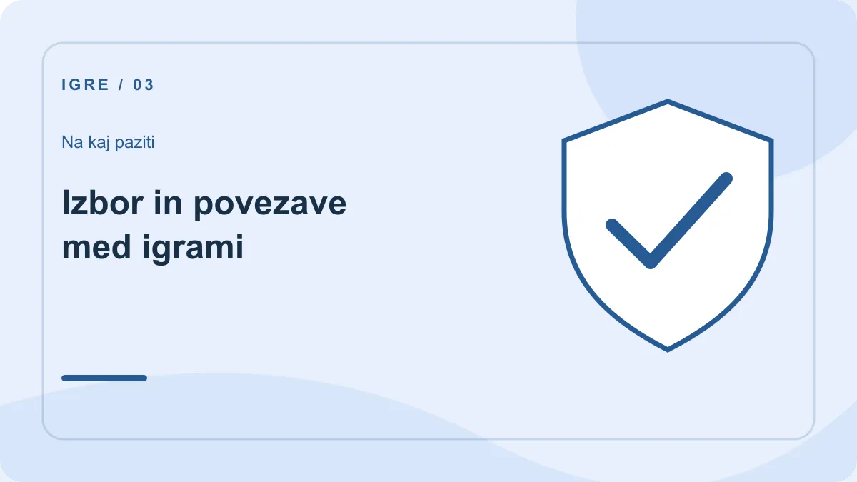 Spletni sloti: vodniki po igrah: preverjanje – Izbor in povezave med igrami