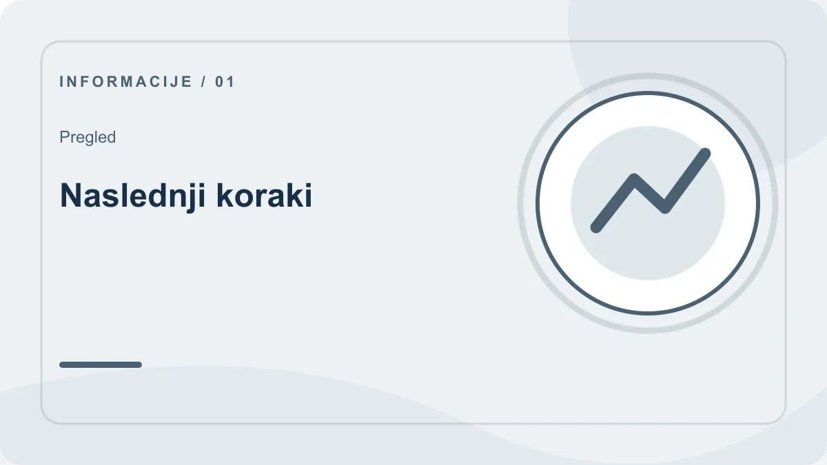 Zasebnost: pregled – Naslednji koraki